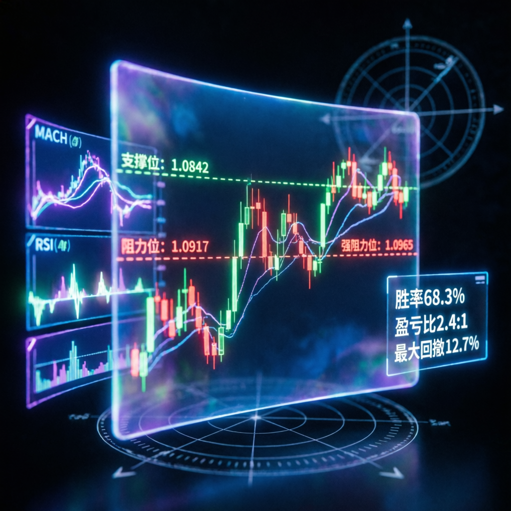 Trading strategy blueprint with technical analysis for Apex evaluation