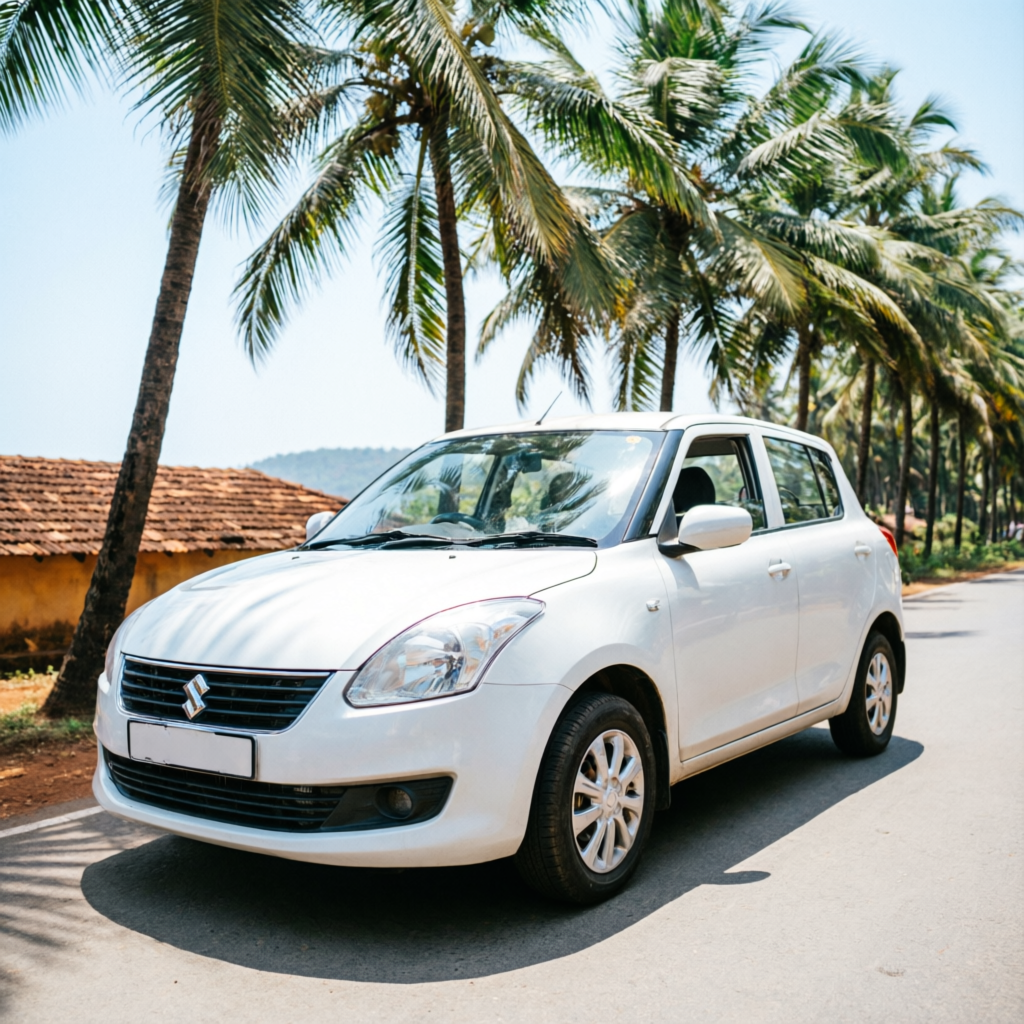 Swift Dzire taxi in Goa