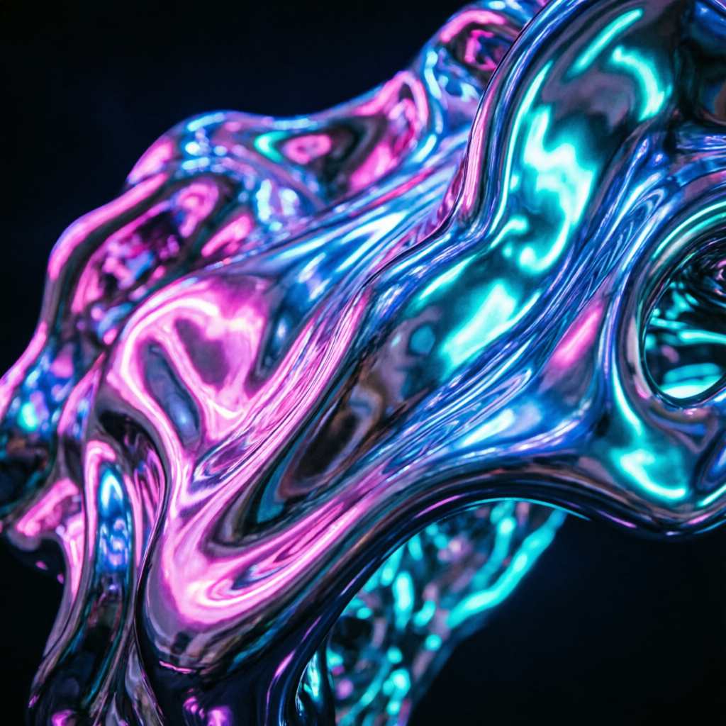 Liquid Metal - Abstract shader art