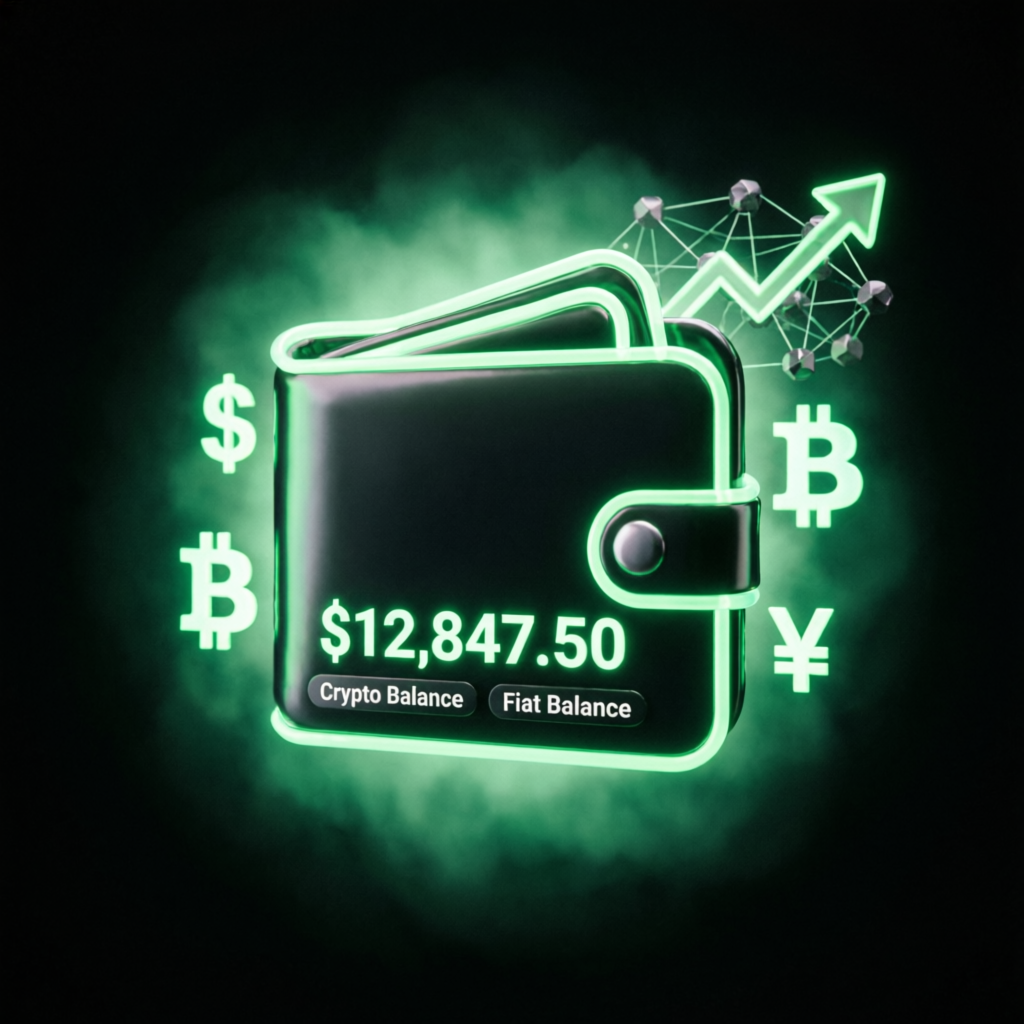 Digital wallet with profits representing Topstep payouts