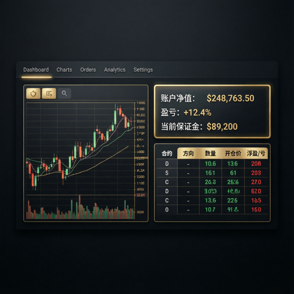 Topstep trading dashboard showing account balance and trading performance