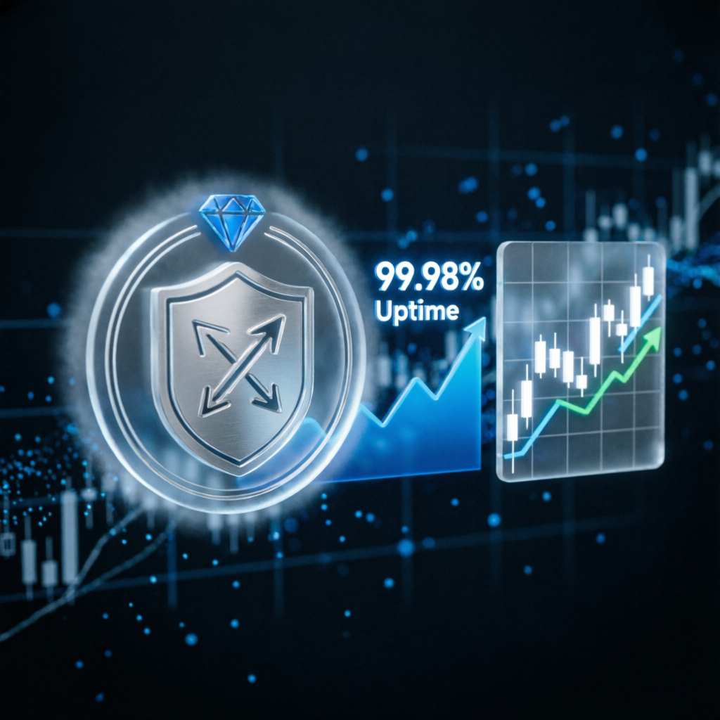 Trust and security in trading with verified badge and shield