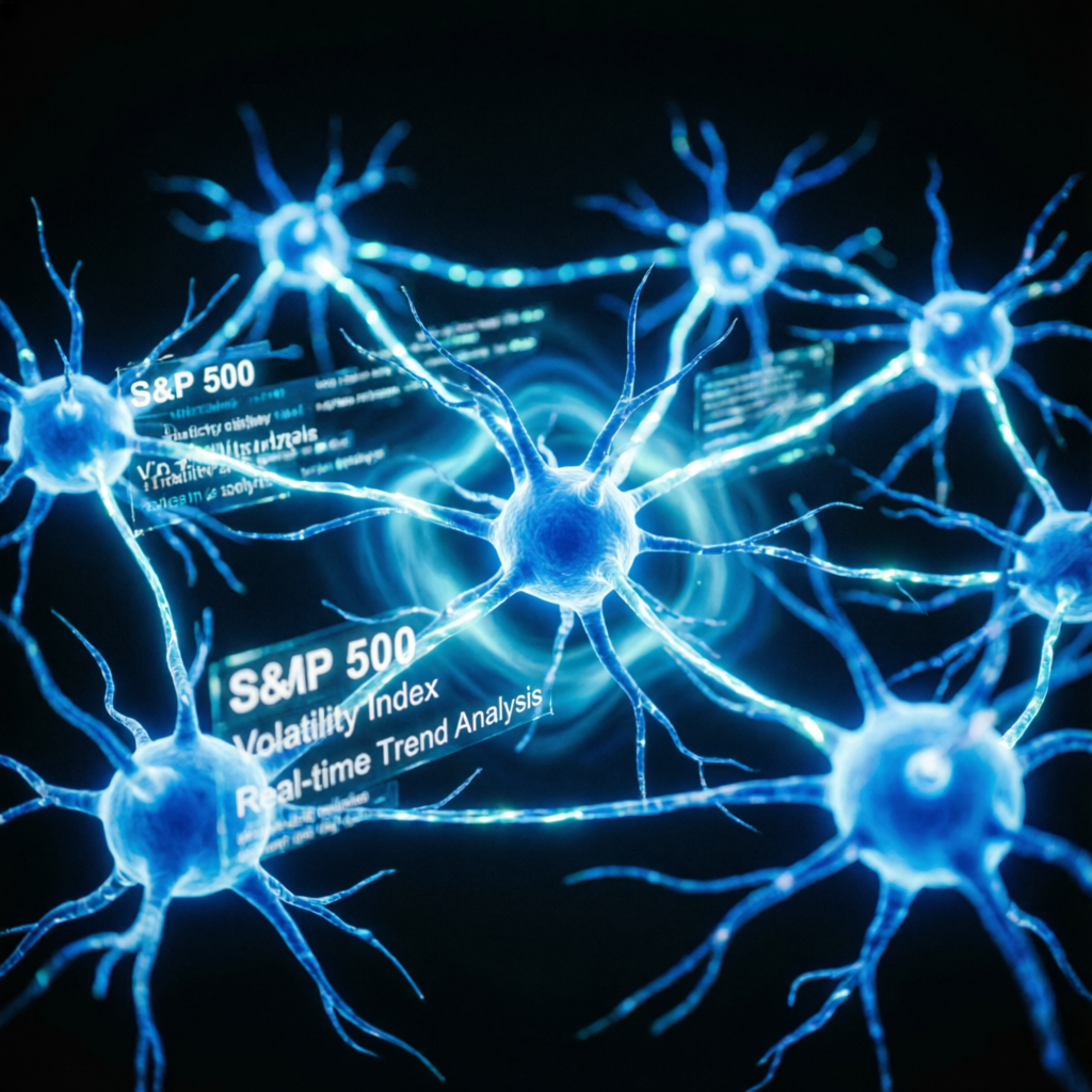 AI neural network analyzing financial markets for Apex Trader Funding