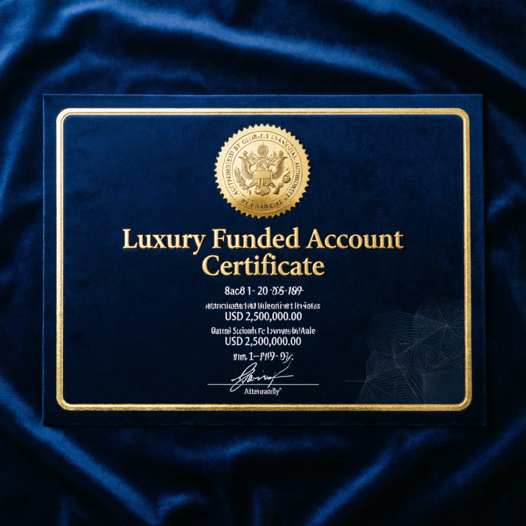 Luxury Funded Account Certificate