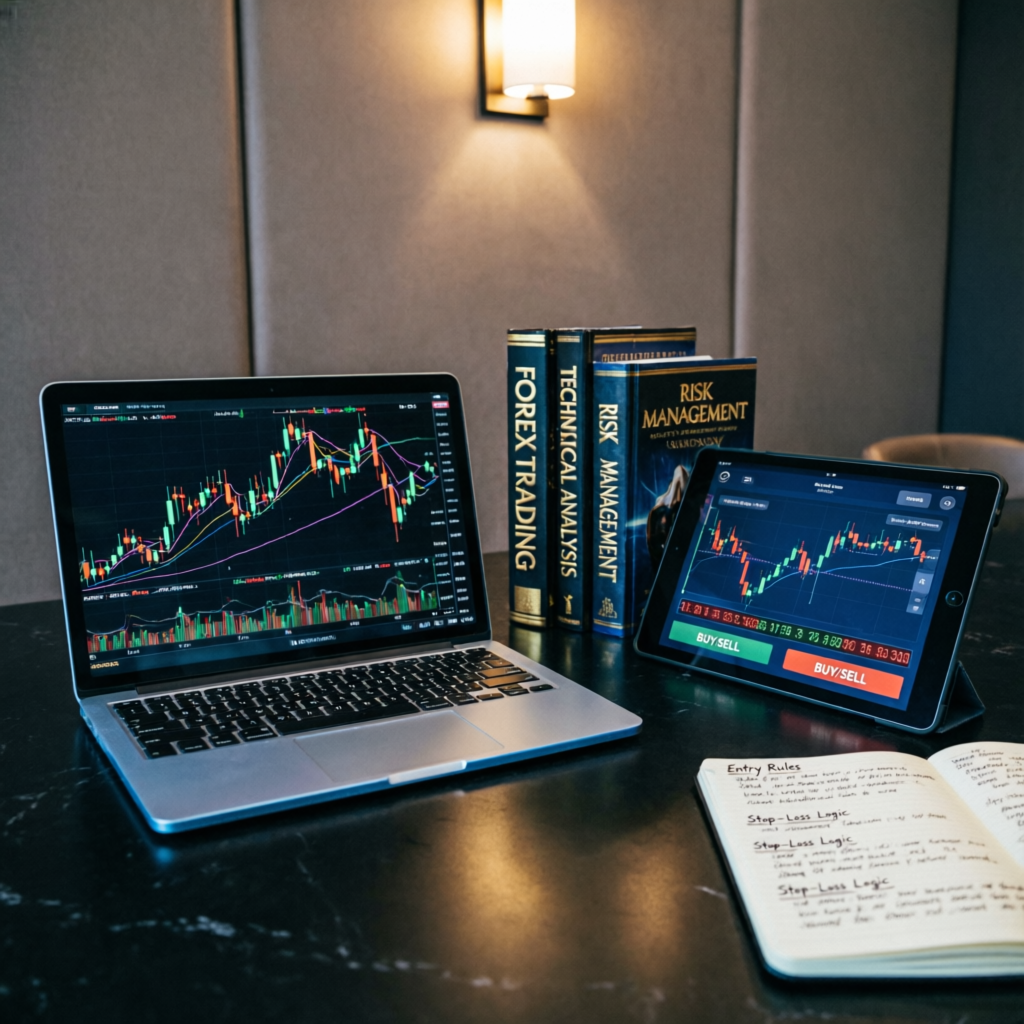 Trading Education with Books and Charts