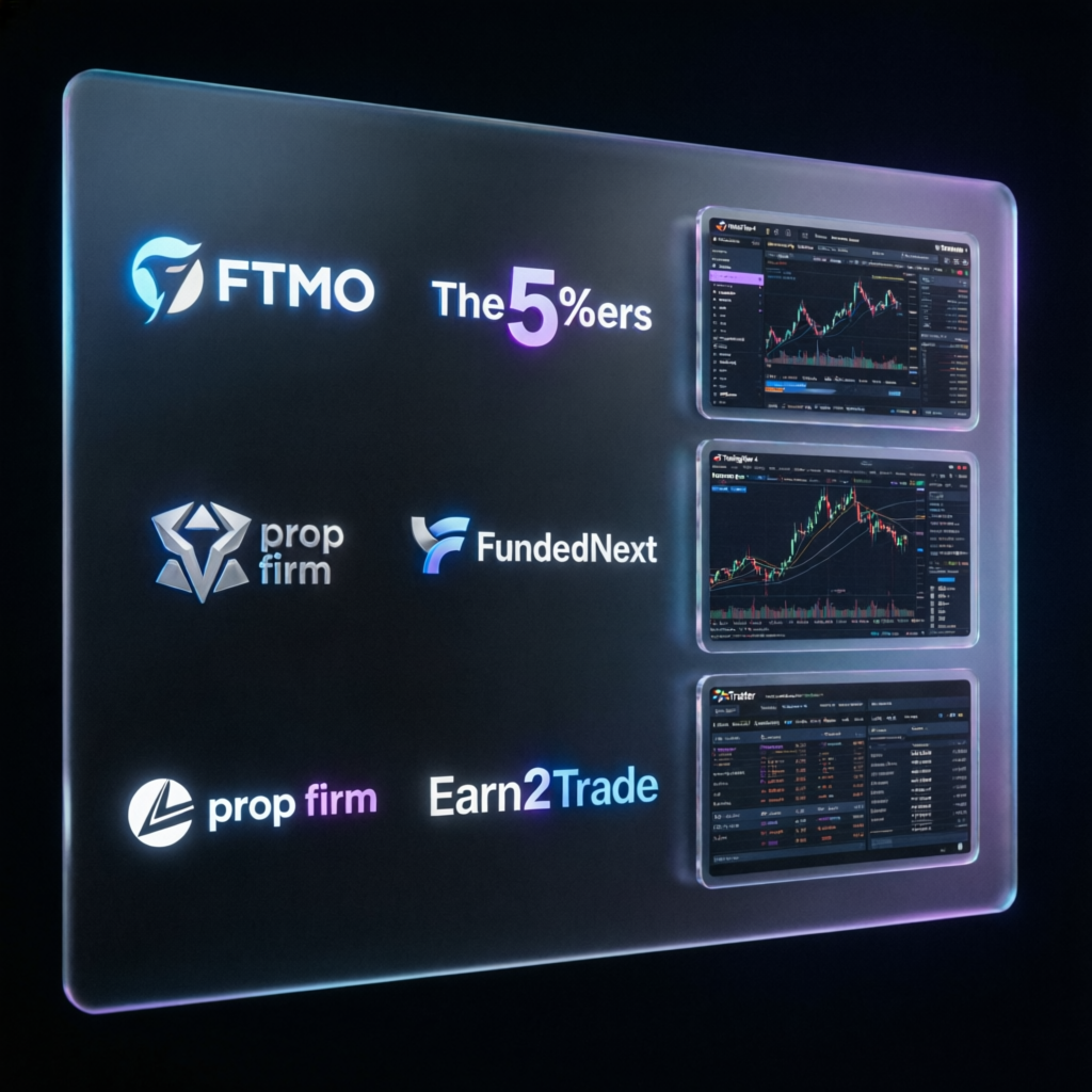 Multiple Prop Firm Platforms and Trading Interfaces