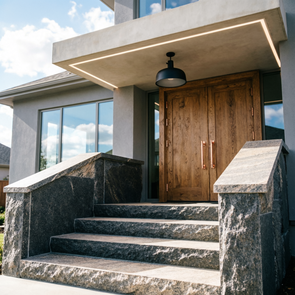 Крыльцо из натурального камня