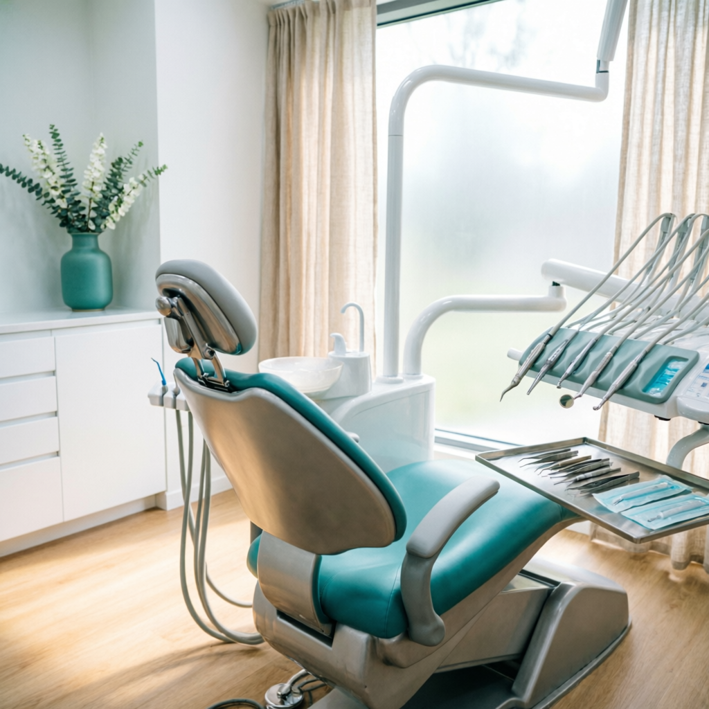 Modern dental treatment room at Perfect Dental & Implant Clinic, the best dental clinic in Muzaffarpur, Bihar