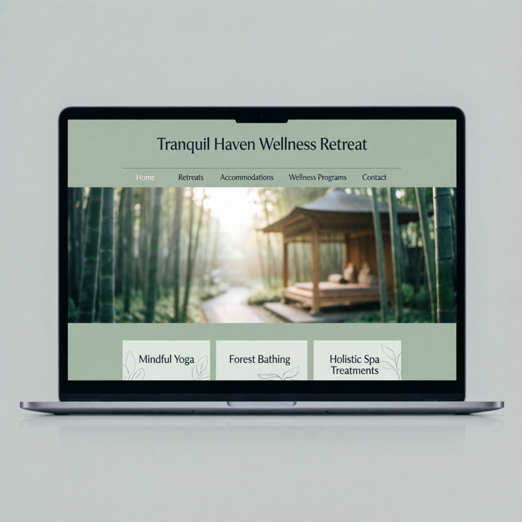 Wellness Retreat Website