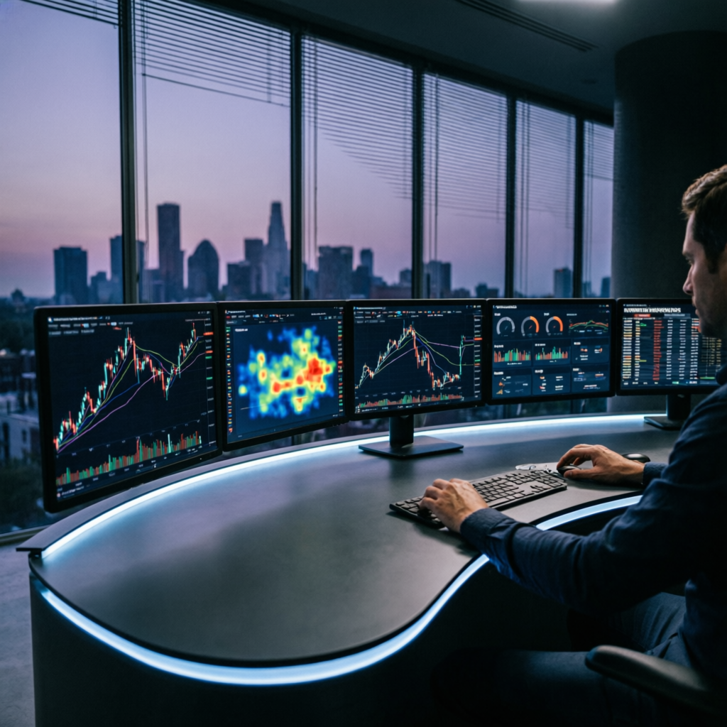 Professional forex trading desk