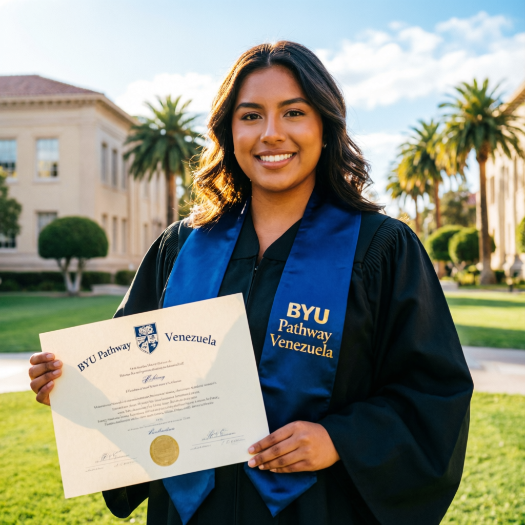Graduada BYU Pathway Venezuela