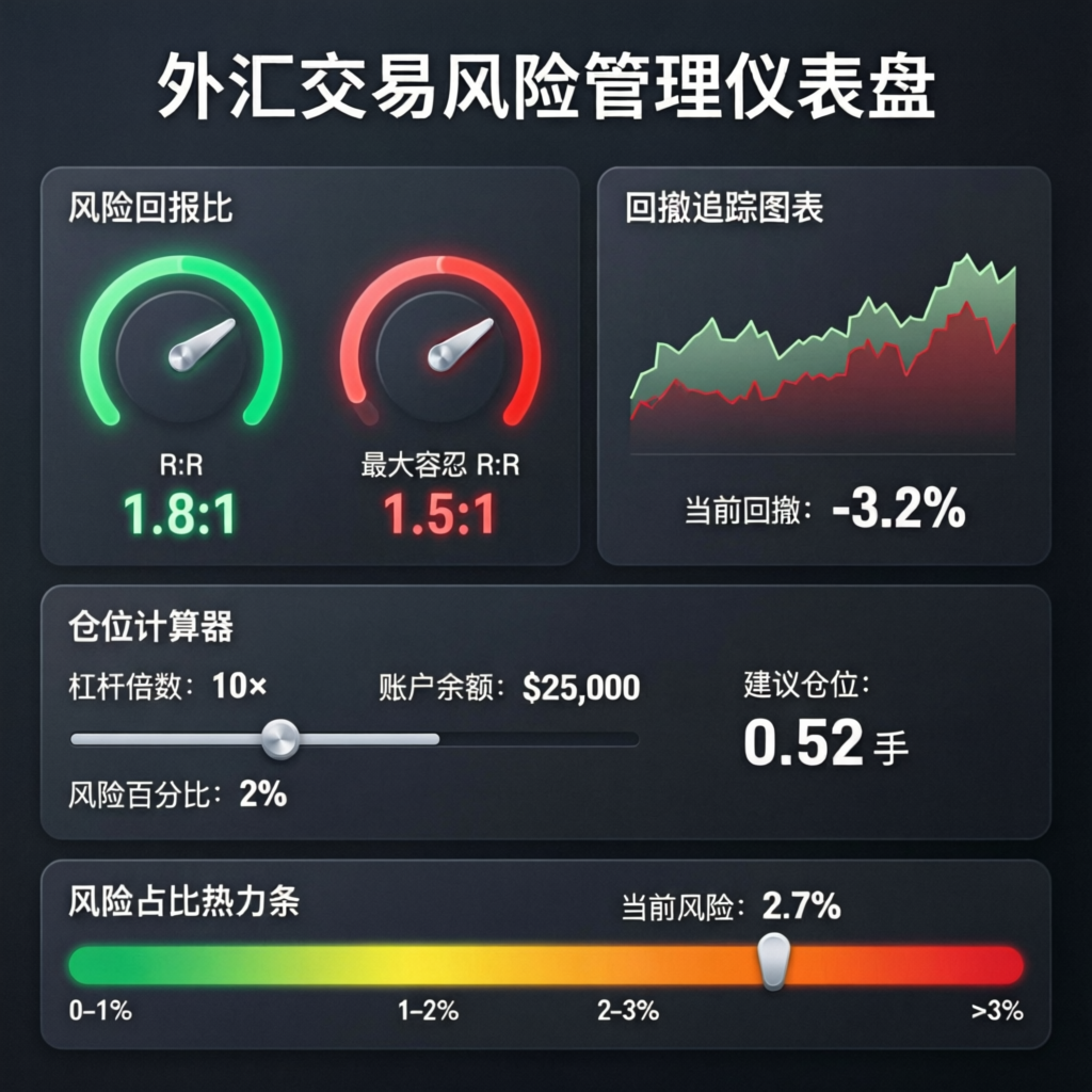 Risk Management Dashboard for Funding Pips Trading