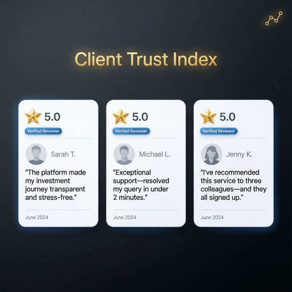 Client Trust and Reviews for PFM Capitals Services