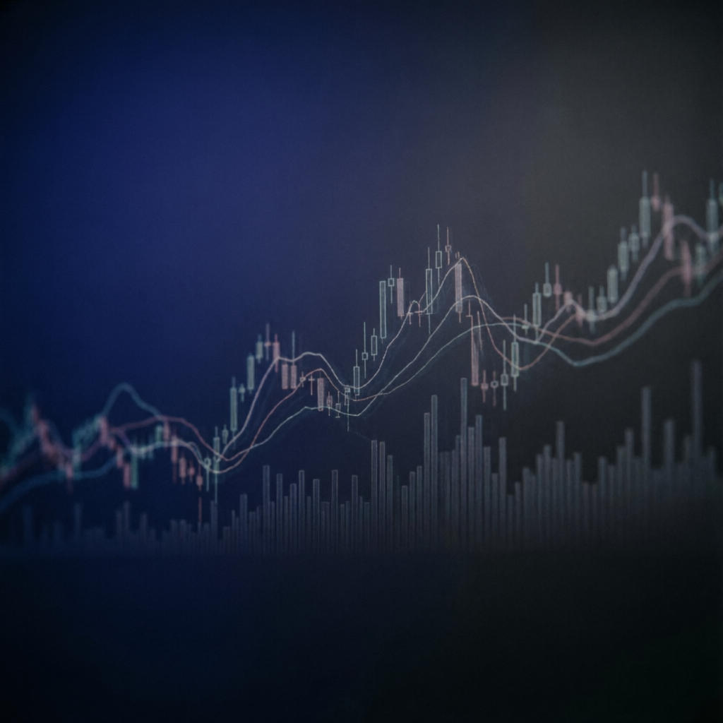 Trading charts background