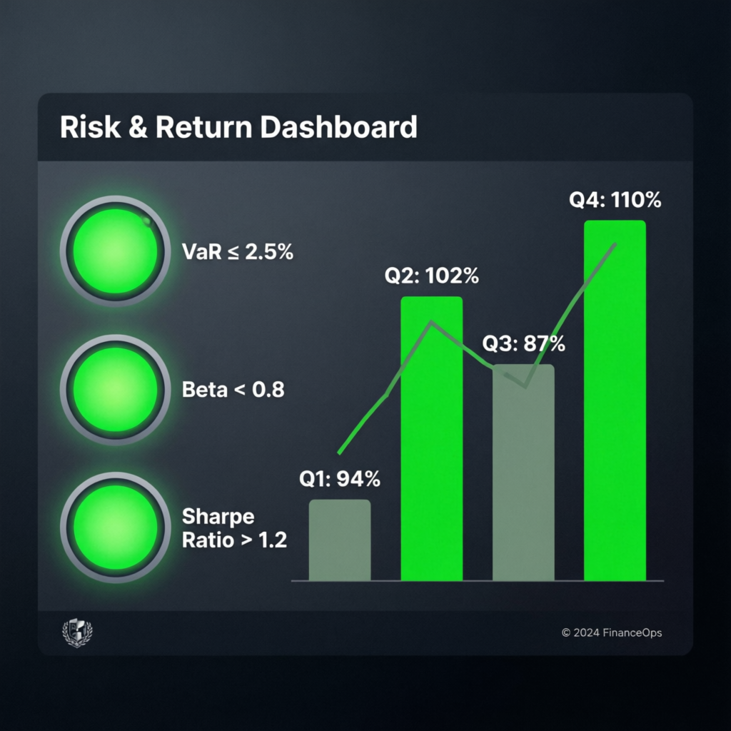 Risk & Return Dashboard for Prop Firm Trading