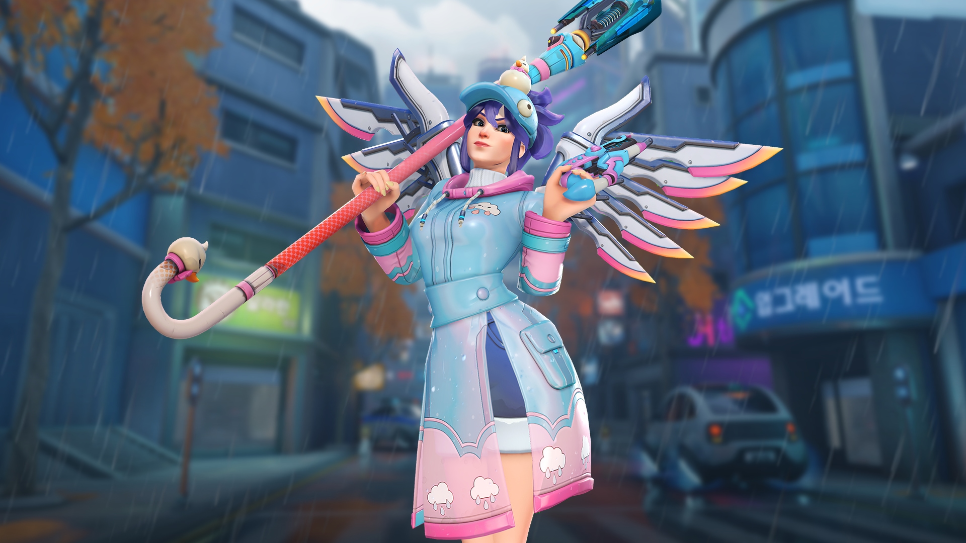 Cloudy Day Mercy - Skin del Megapack Día de lluvia