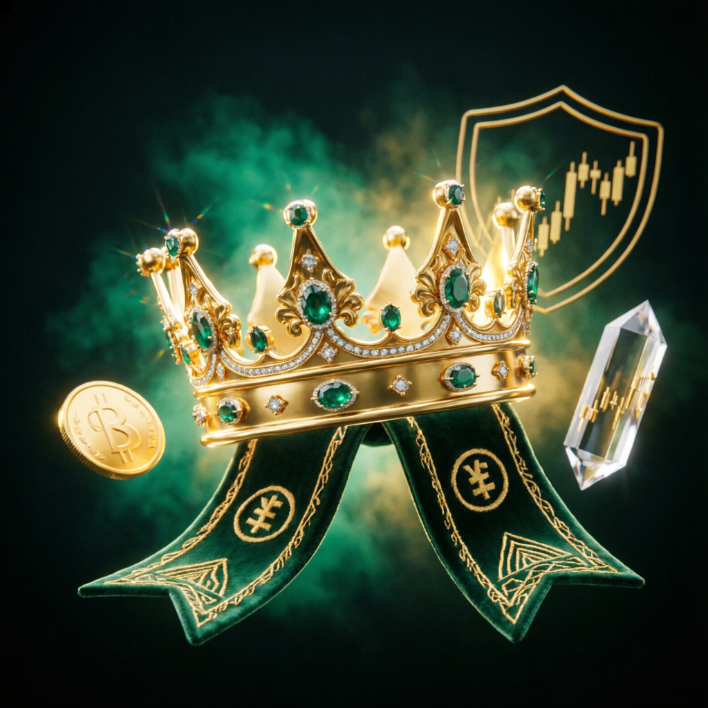 Premium VIP service crown representing elite prop firm passing service