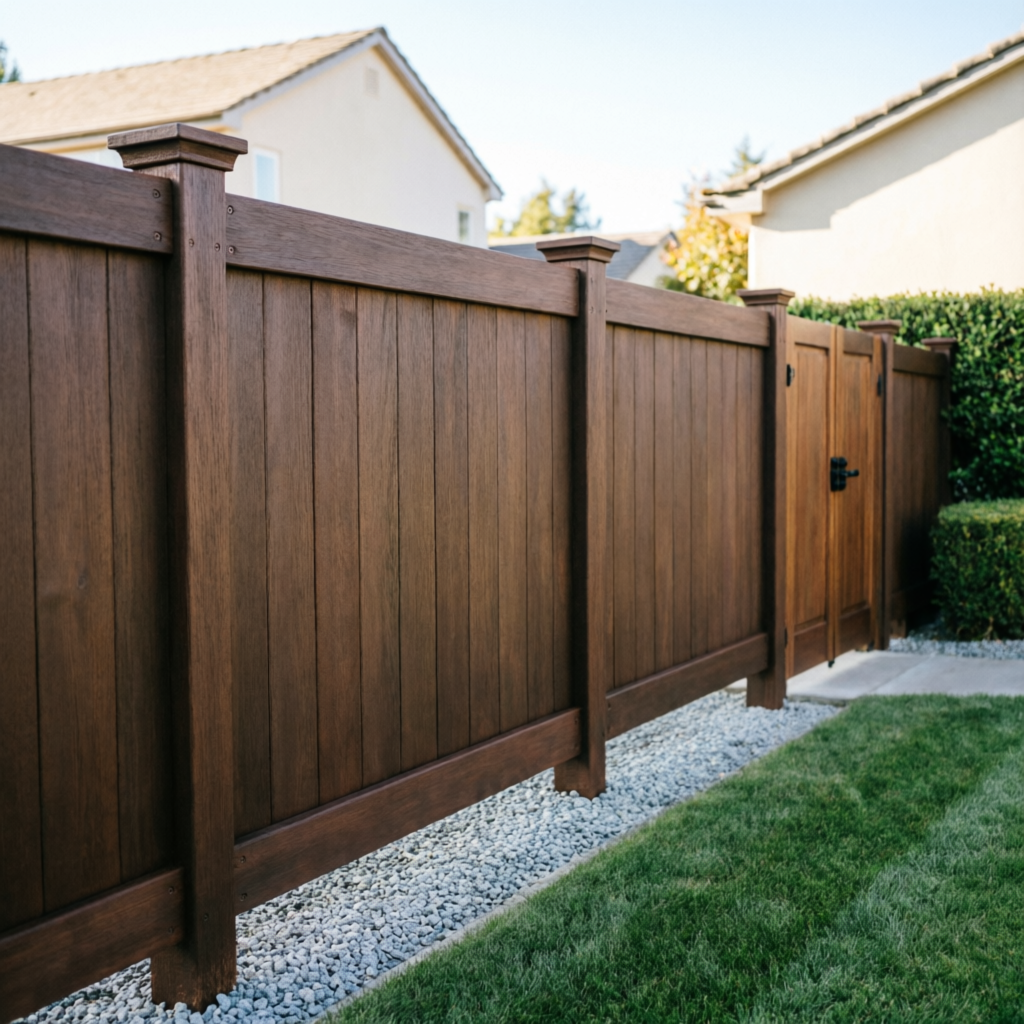 Wooden privacy fence installation Long Island