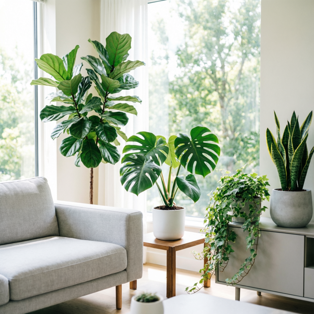 Interior plant care maintenance