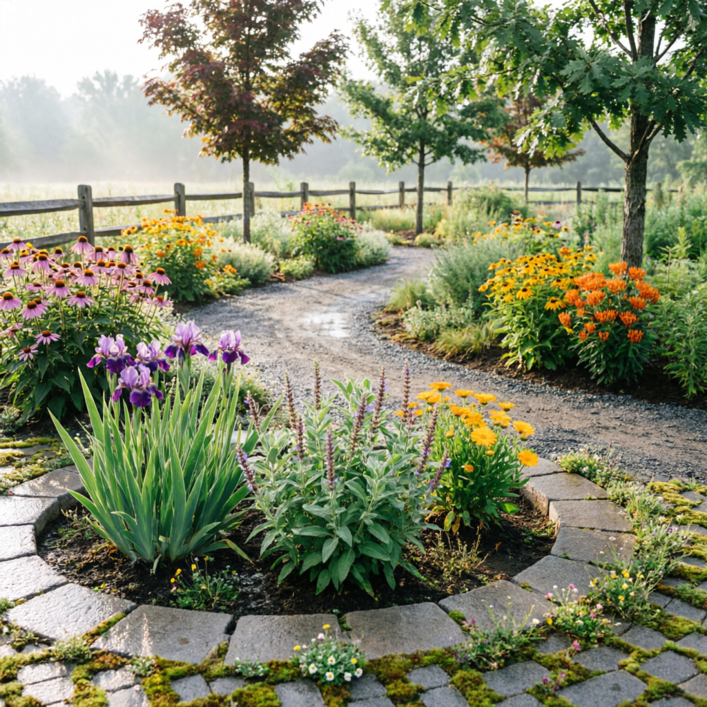 Beautiful garden Long Island