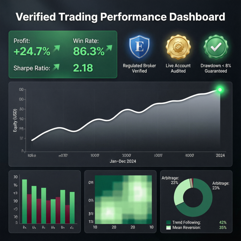Verified Trading Performance Dashboard