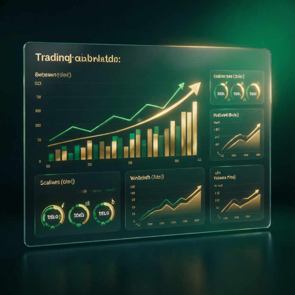 My Funded Futures scaling plan growth visualization