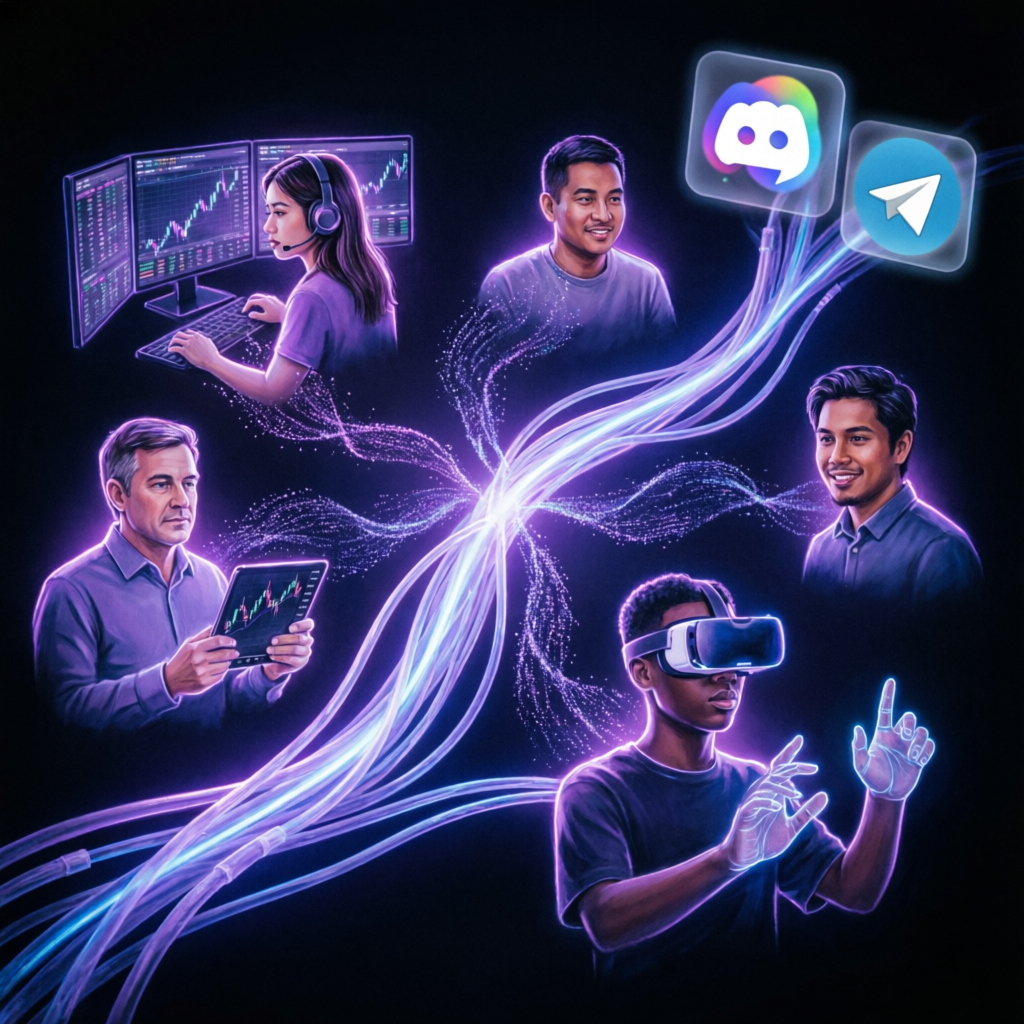 My Funded Futures trading community on Discord and Telegram