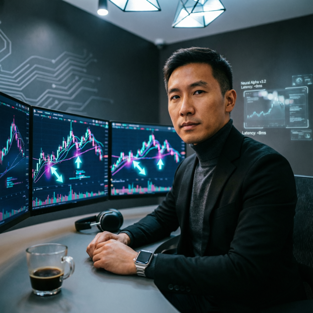 Professional forex trader analyzing My Funded Futures charts