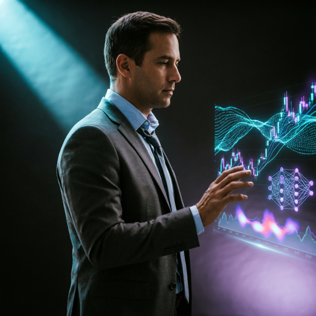 Professional trader analyzing My Funded Futures performance