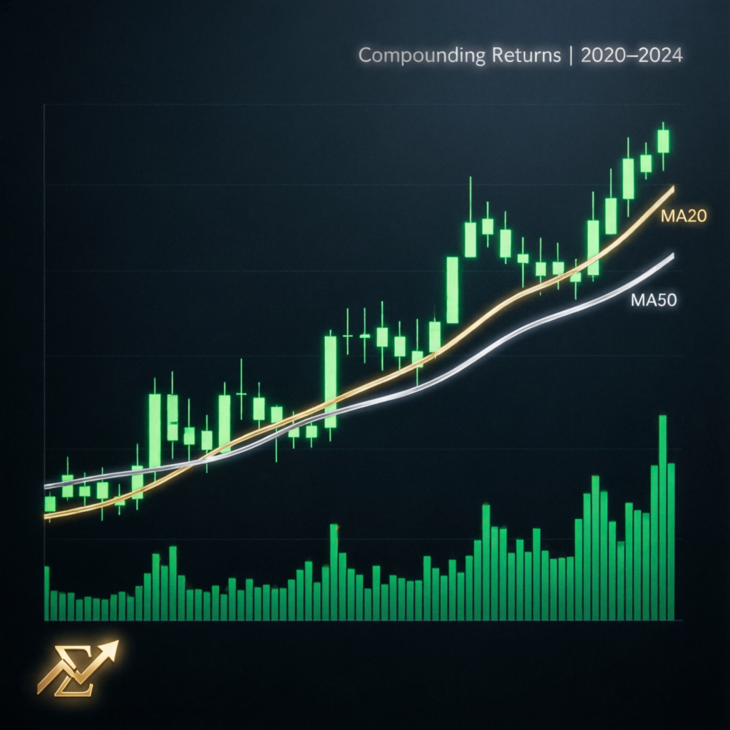 Trading performance chart