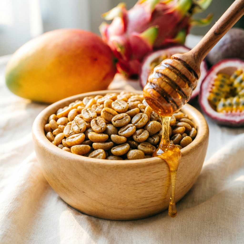Kerinci honey process beans