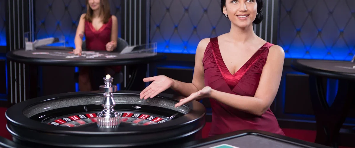 Live dealer gaming visual