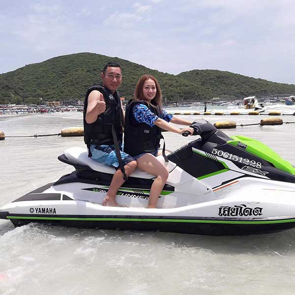 Jet ski at Coral Island
