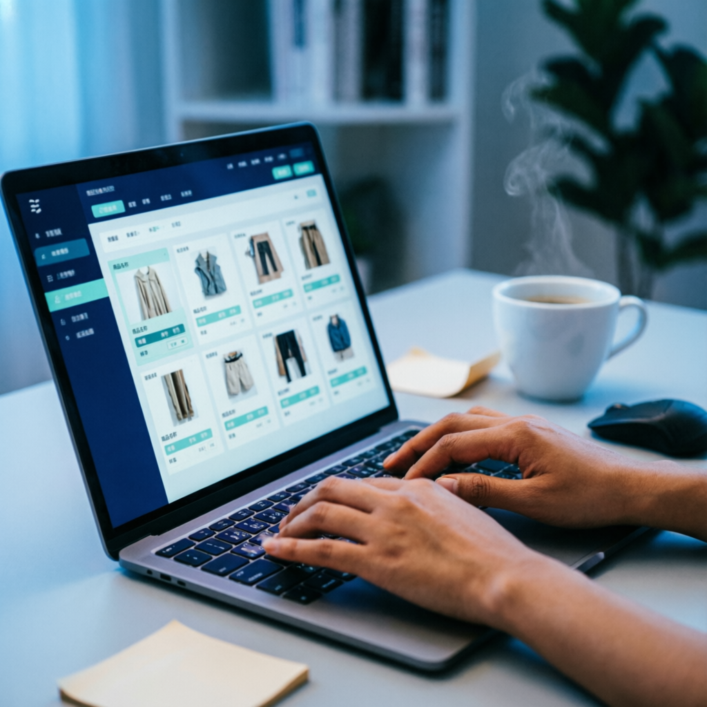 Dashboard toko online klien