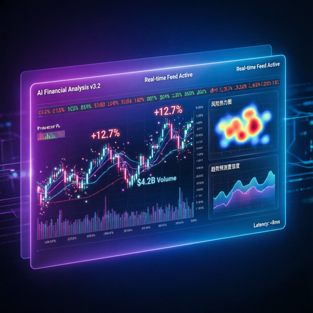 AI Financial Analysis dashboard for prop firm passing service