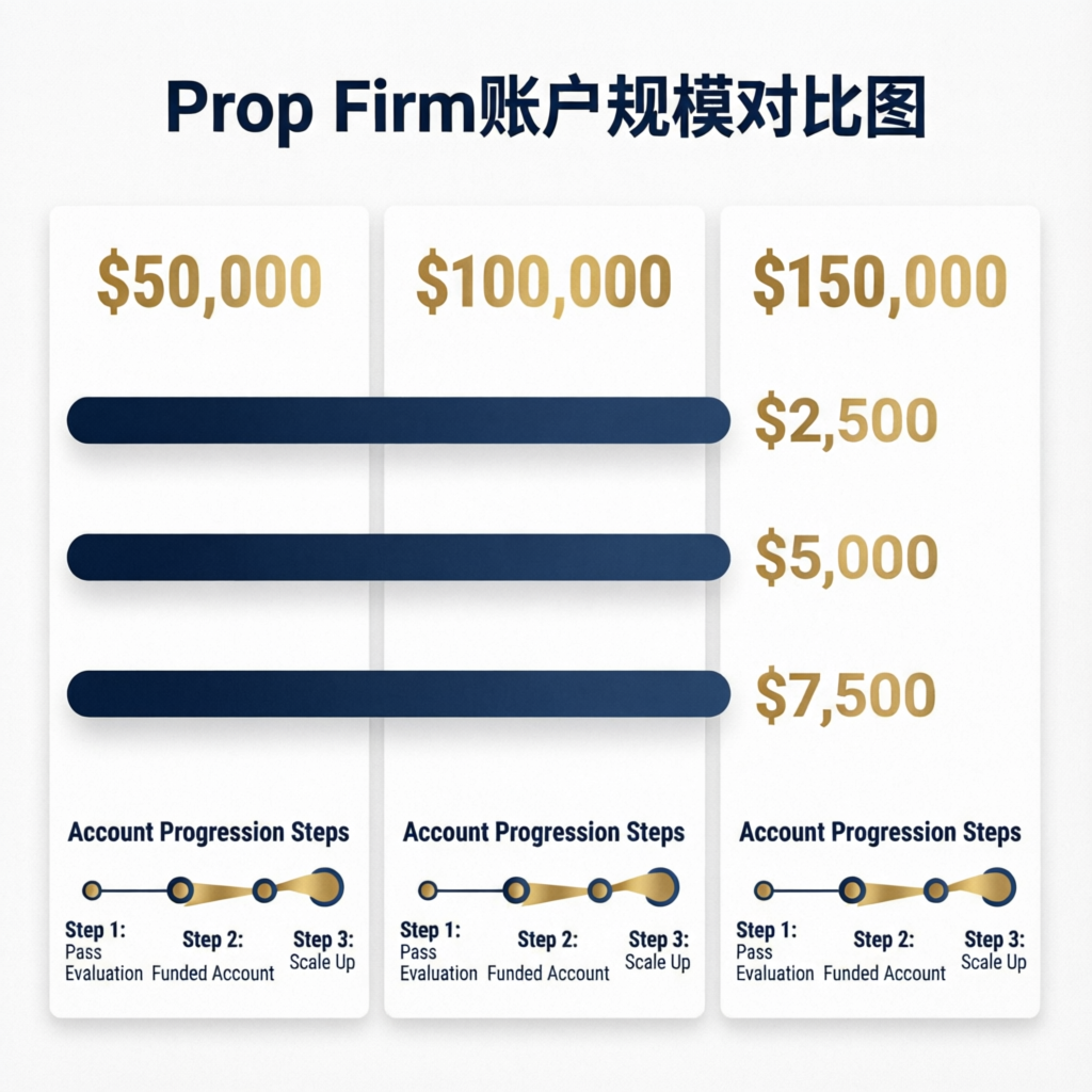 Topstep account sizes comparison