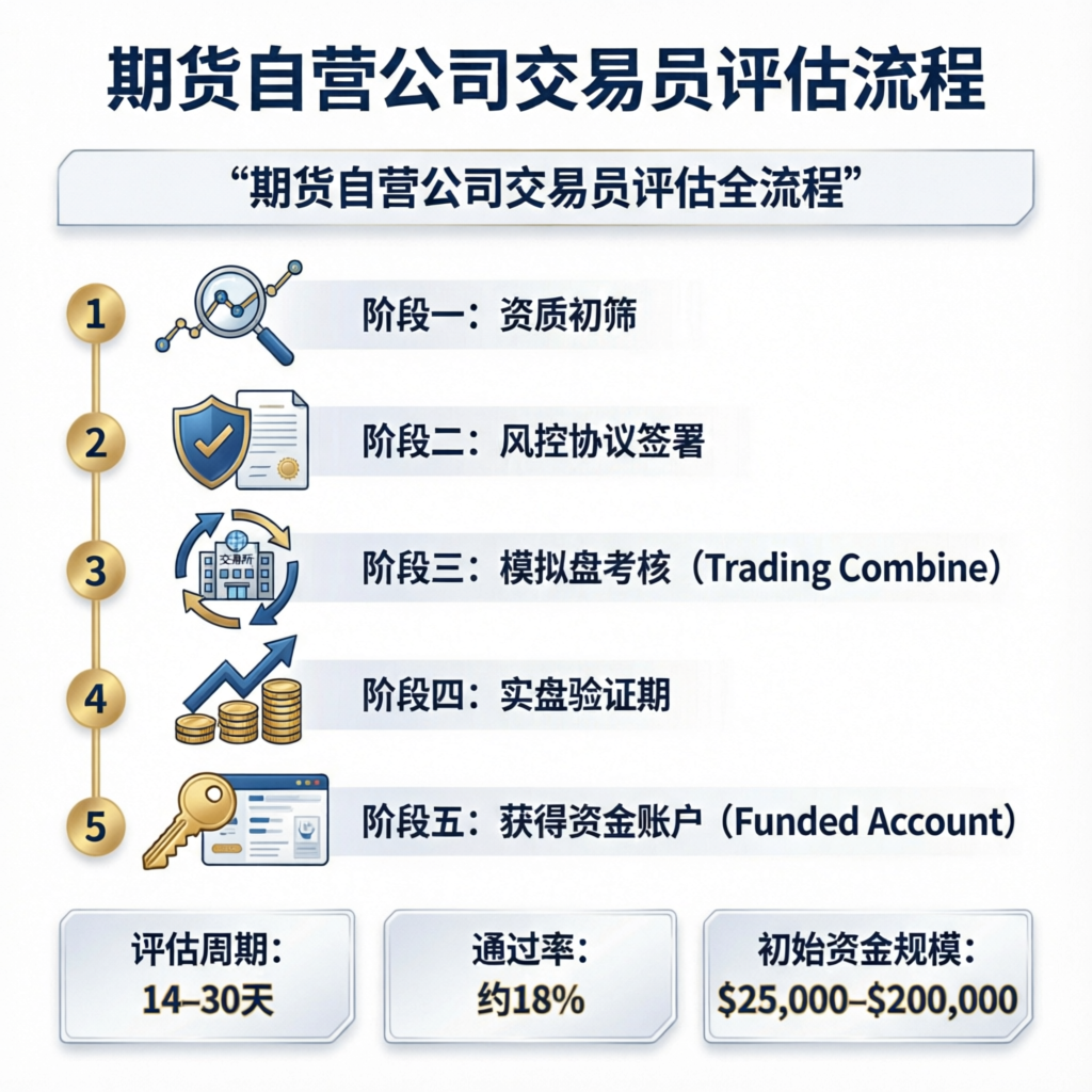 Topstep evaluation phases infographic