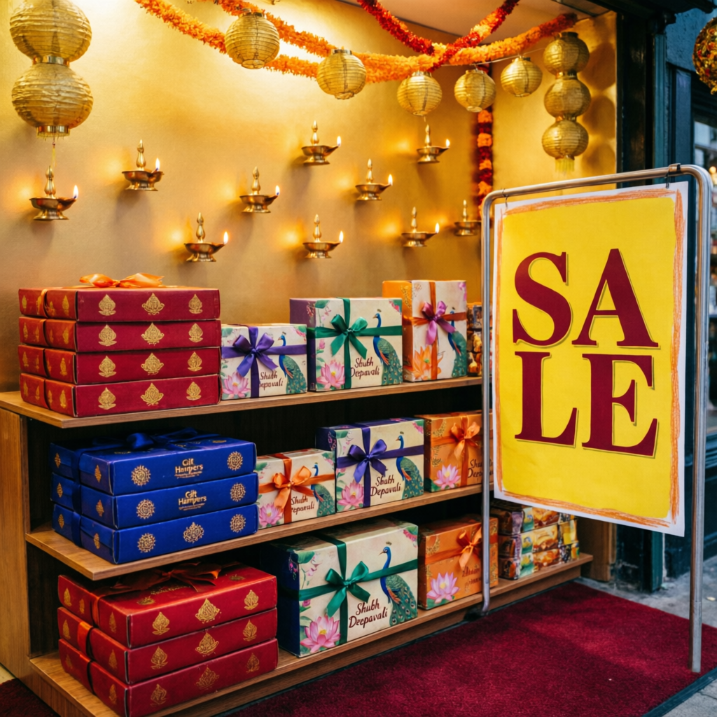 Festival offers Diwali display with gift hampers – grocery sale in Mumbai