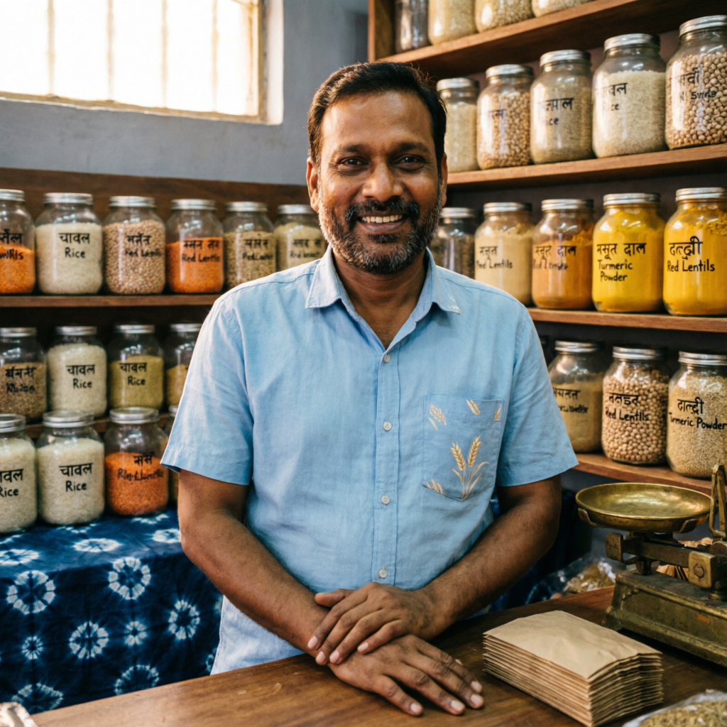 Friendly owner of best wholesale grocery store in Nalasopara East since 2000