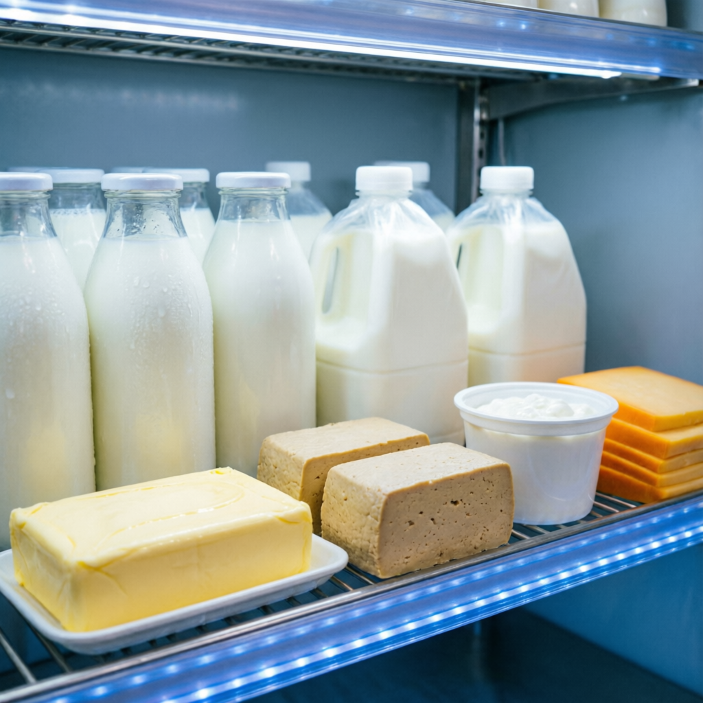 Dairy products milk butter paneer – grocery store in Nalasopara East