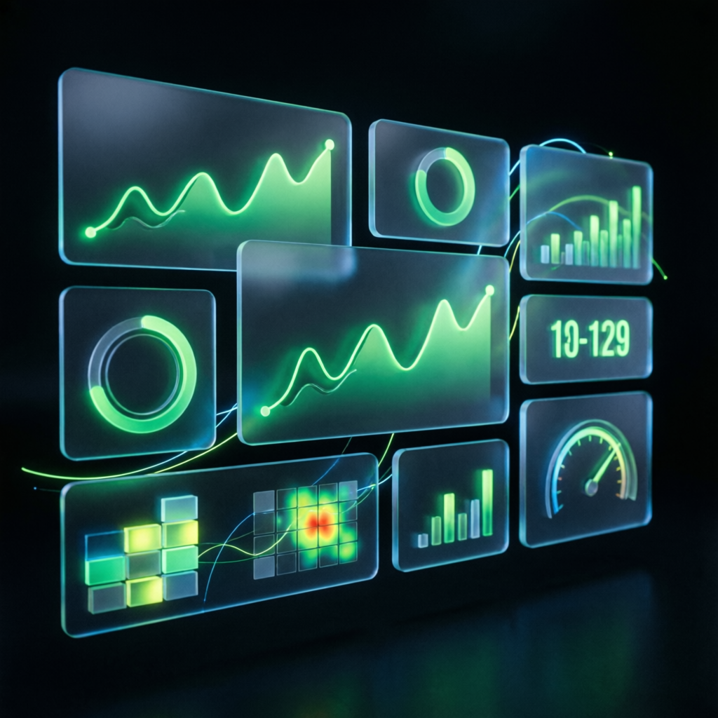 Professional trading dashboard with analytics