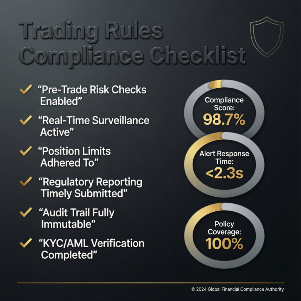 Trading rules compliance checklist for Topstep Trading Combine