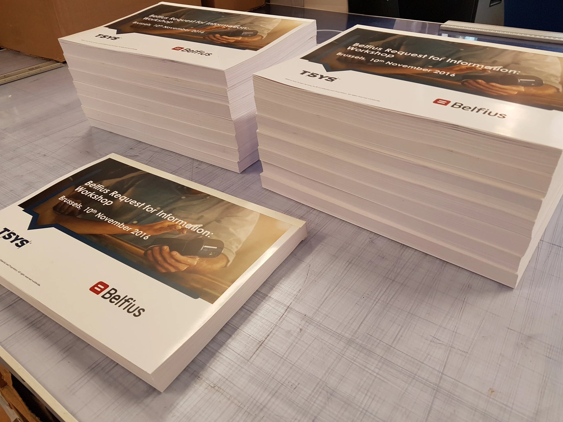 Training manual printing Malaysia - perfect bound professional training manuals stacked