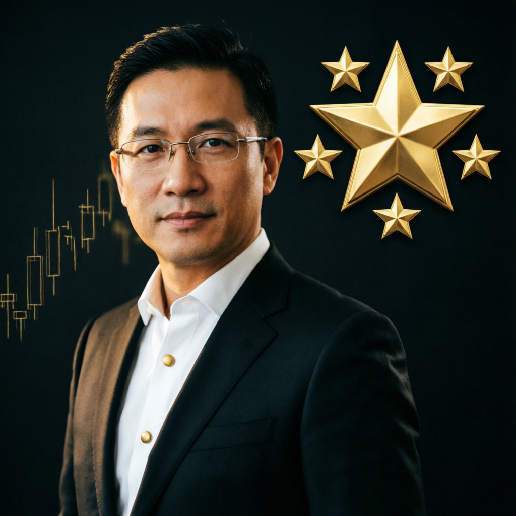 Five-star review testimonial from satisfied Apex Trader Funding client