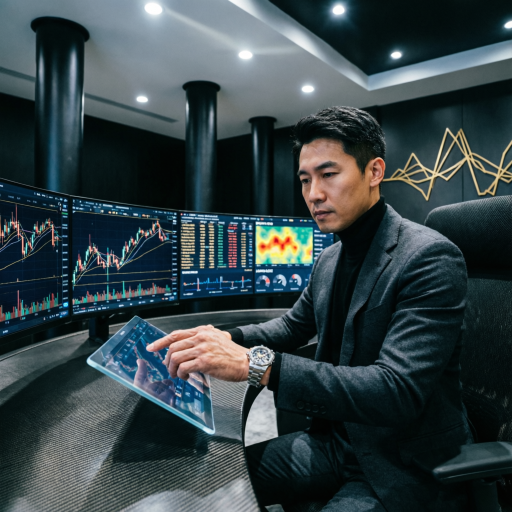 Professional forex trader using prop firm passing service