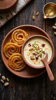 Rabri with jalebi