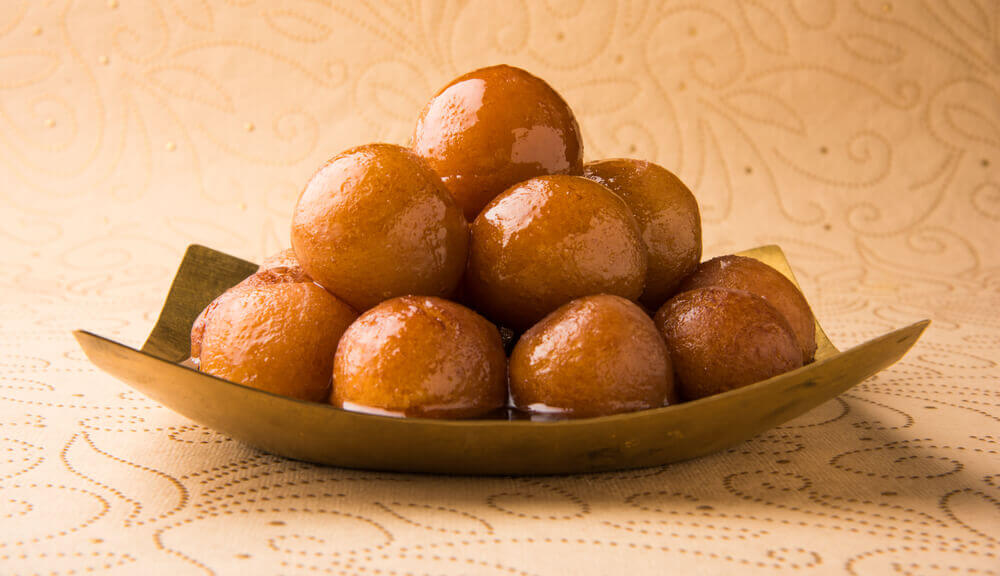 Hot gulab jamun