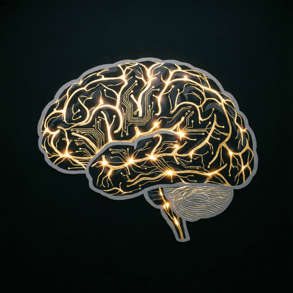 Trading psychology brain visualization