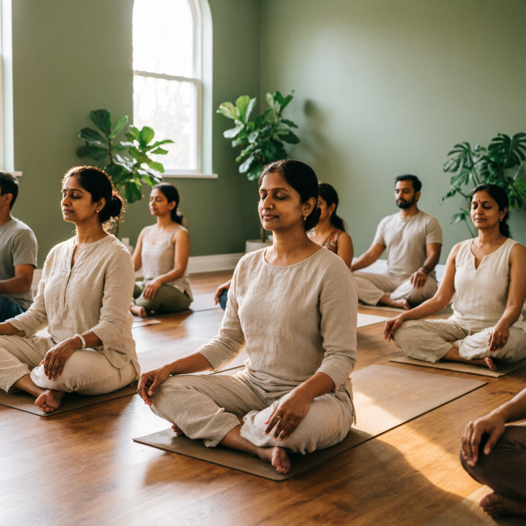 Happiness Program Hyderabad — group meditation workshop in Vanasthalipuram
