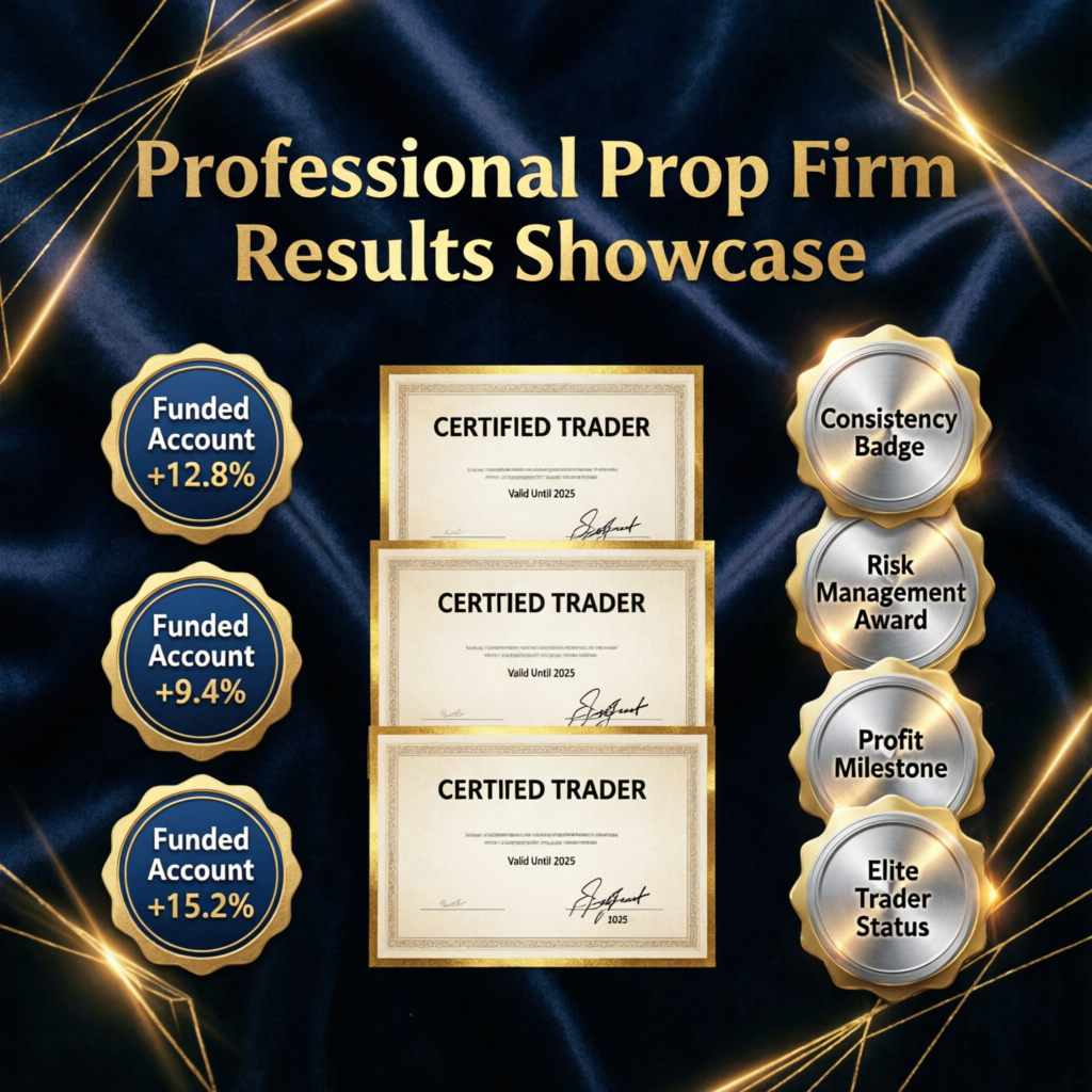 Professional Prop Firm Results Showcase